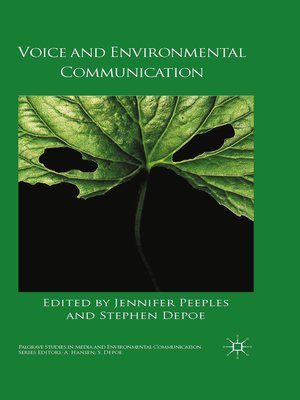 cover image of Voice and Environmental Communication